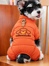 WinterPuff White Duck Down Four-Leg Dog Jacket