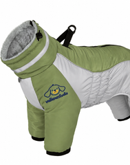 FrostGuard Reflective Four-Leg Winter Dog Coat